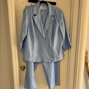 Sag Harbor Sky Blue Blazer and Pants Ensemble